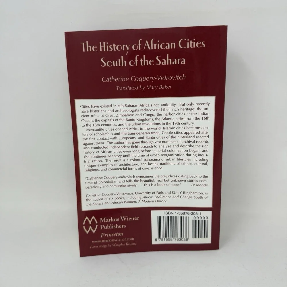 The History of African Cities South of the Sahara by Coquery-Vidrovitch, Cather
